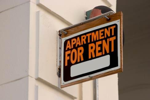 Mark Roemer image of an Apartment For Rent sign