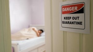 Mark Roemer image of someone in quarantine