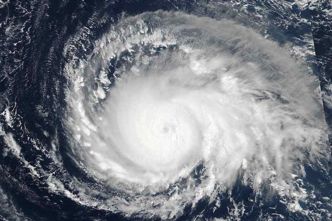 Mark Roemer image of hurricane Irma