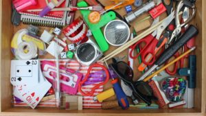 Mark Roemer image of a junk drawer