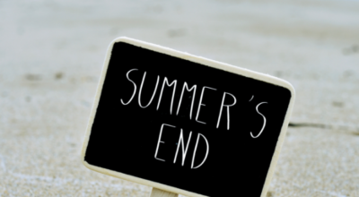 Mark Roemer image of a sign that says Summer's End