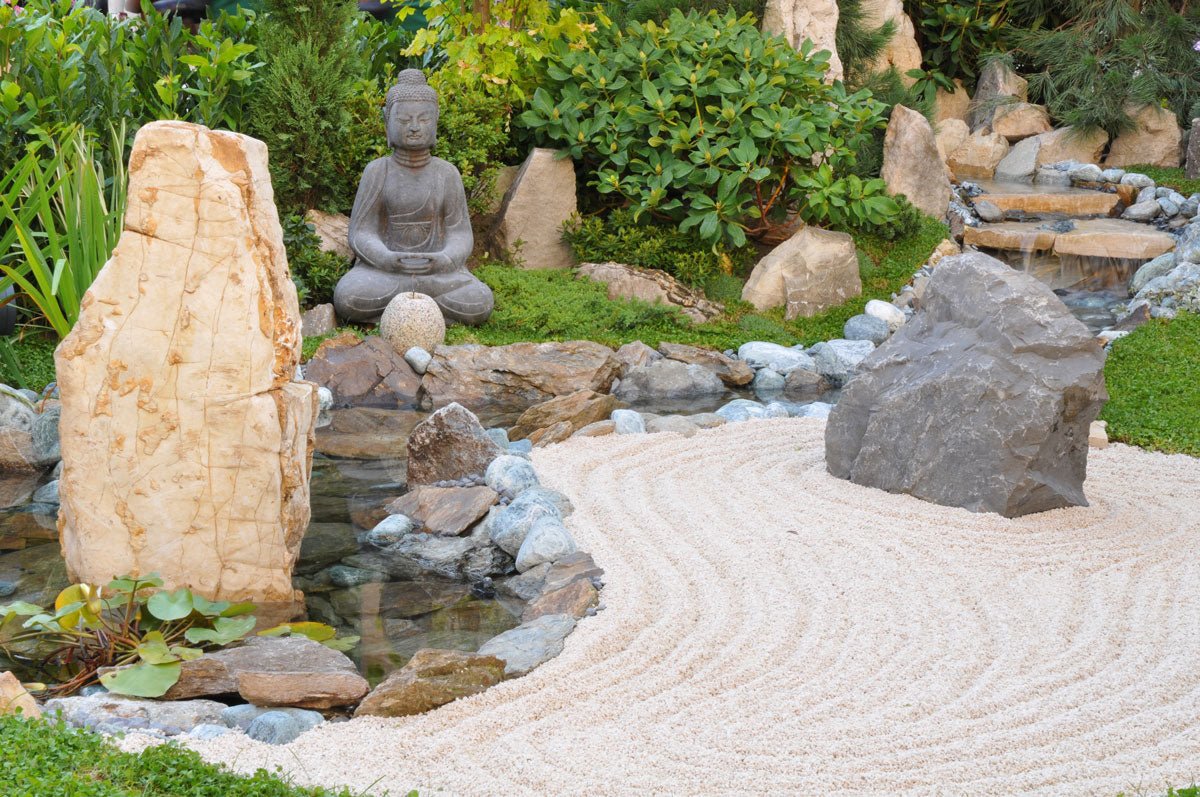 Mark Roemer Oakland image of a Zen Garden